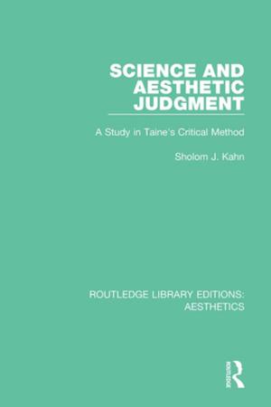 Cover of the book Science and Aesthetic Judgement by ÅAse-Berit Strandskogen, Rolf Strandskogen
