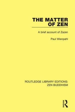 Cover of the book The Matter of Zen by Hillel Ticktin
