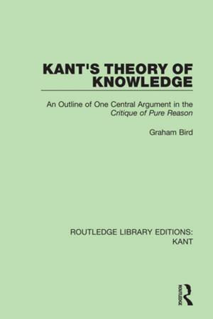 Cover of the book Kant's Theory of Knowledge by Madeline Manoukian