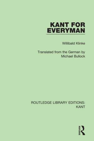 Cover of the book Kant for Everyman by Reinhardt Grossman