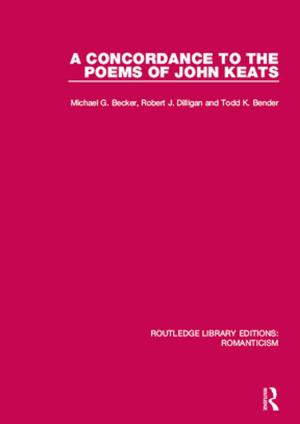 Cover of the book A Concordance to the Poems of John Keats by Rita E. Neri
