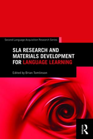 Cover of the book SLA Research and Materials Development for Language Learning by 