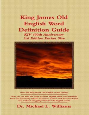 Book cover of King James Old English Word Definition Guide: 2016 Ebook