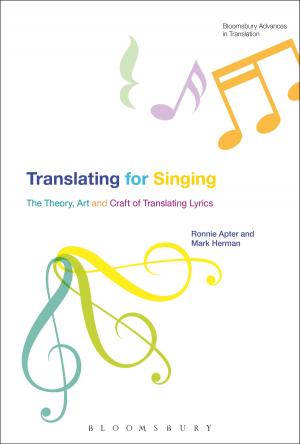 Cover of the book Translating For Singing by A.F.U. Green