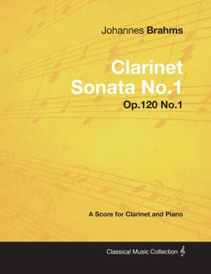 Book cover of Johannes Brahms - Clarinet Sonata No.1 - Op.120 No.1 - A Score for Clarinet and Piano