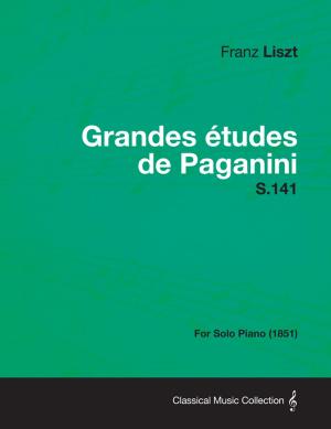 Book cover of Grandes études de Paganini S.141 - For Solo Piano (1851)