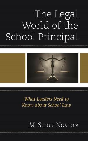 Cover of the book The Legal World of the School Principal by Vicente Medina