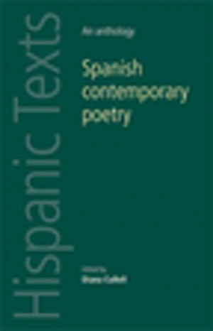 Cover of Spanish contemporary poetry