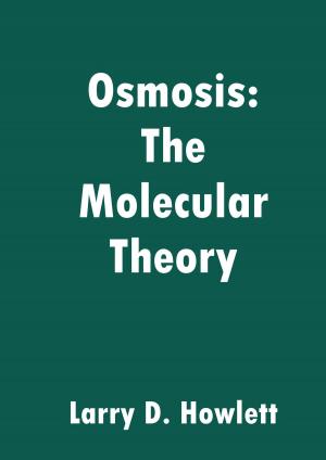 Cover of the book Osmosis: The Molecular Theory by Robert Zimmerman