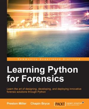 Book cover of Learning Python for Forensics