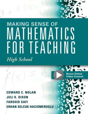 Cover of the book Making Sense of Mathematics for Teaching High School by Anne Conzemius, Jan O'Neill