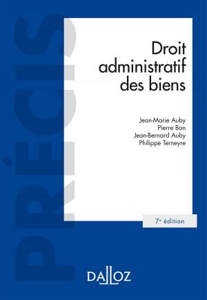 Cover of the book Droit administratif des biens - 7e éd. by Matheus Hobold Sovernigo