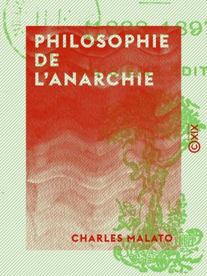 Book cover of Philosophie de l'anarchie