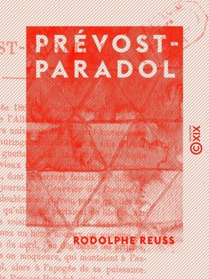 Cover of the book Prévost-Paradol by Eugène-Melchior de Vogüé