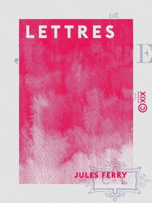 Cover of the book Lettres by Erckmann-Chatrian