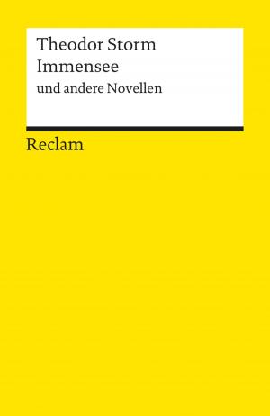Cover of the book Immensee und andere Novellen by Andreas Mudrak