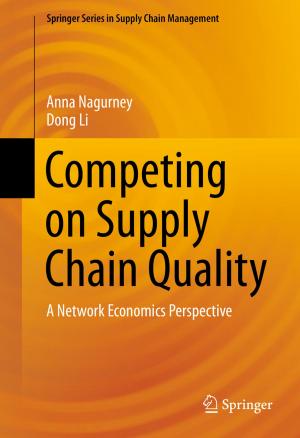 Cover of the book Competing on Supply Chain Quality by Beniamino Cislaghi, Diane Gillespie, Gerry Mackie