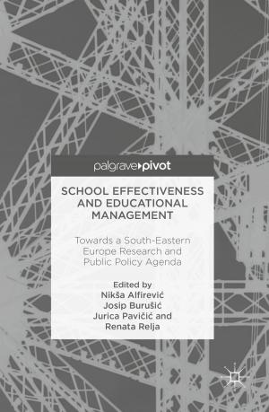 Cover of the book School Effectiveness and Educational Management by Mattia Frasca, Lucia Valentina Gambuzza, Arturo Buscarino, Luigi Fortuna