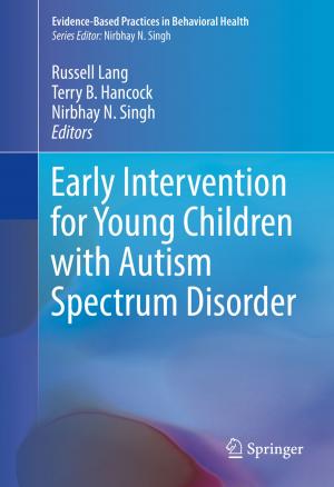 Cover of the book Early Intervention for Young Children with Autism Spectrum Disorder by Vicenç Torra