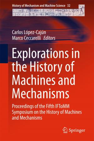 Cover of the book Explorations in the History of Machines and Mechanisms by Dale Blair, Rob Hess