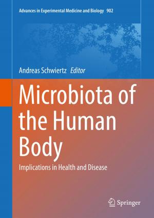 Cover of the book Microbiota of the Human Body by María Ángela Pampillón Arce