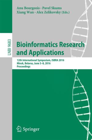 Cover of the book Bioinformatics Research and Applications by Peter Collas, David Klein