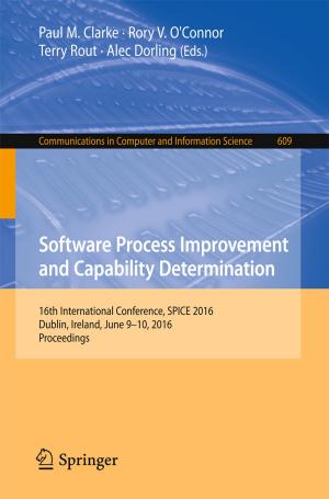 Cover of the book Software Process Improvement and Capability Determination by Ricardo Ramina, MD, PhD, Marcos Soares  Tatagiba, MD, PhD