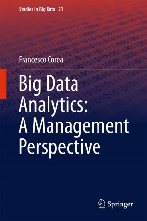 Cover of the book Big Data Analytics: A Management Perspective by Martin Bohner, Svetlin G. Georgiev