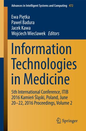 Cover of the book Information Technologies in Medicine by Matthias Albert Augustin