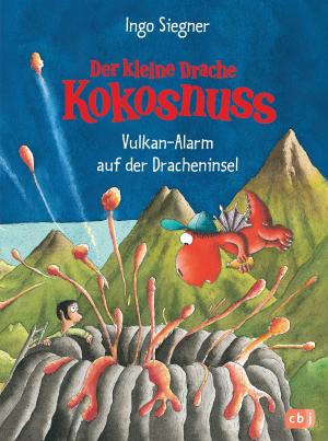 Book cover of Der kleine Drache Kokosnuss - Vulkan-Alarm auf der Dracheninsel