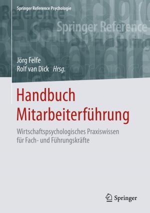 Cover of the book Handbuch Mitarbeiterführung by Bryan R. Luce, Anne Elixhauser