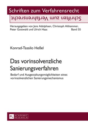 Cover of the book Das vorinsolvenzliche Sanierungsverfahren by Constantin Floros