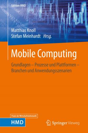 Cover of the book Mobile Computing by Jutta Schanze, Jürgen Schuster
