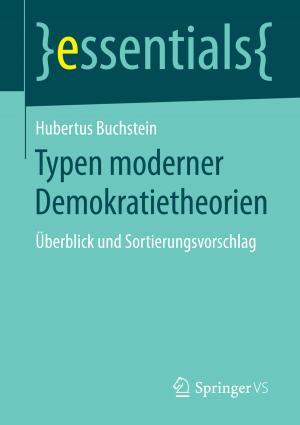 Cover of the book Typen moderner Demokratietheorien by Manfred Wünsche