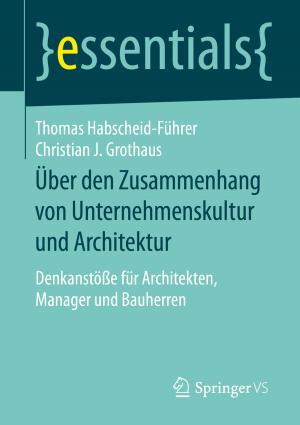 Cover of the book Über den Zusammenhang von Unternehmenskultur und Architektur by 