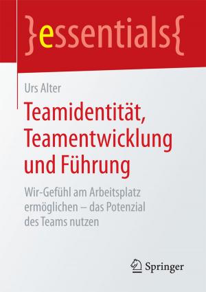 Cover of the book Teamidentität, Teamentwicklung und Führung by Axel Tüting