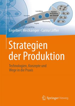Cover of the book Strategien der Produktion by Susanne Klein-Vogelbach