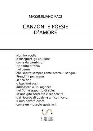 Book cover of canzoni e poesie d'amore