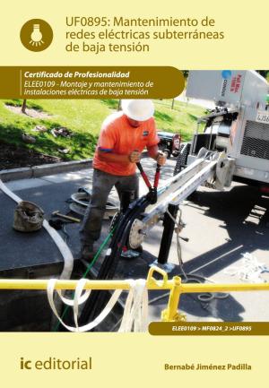 Cover of the book Mantenimiento de redes eléctricas subterráneas de baja tensión by ACOCEX