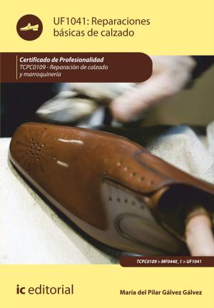 Cover of the book Reparaciones básicas de calzado by Sergio Jiménez Martínez