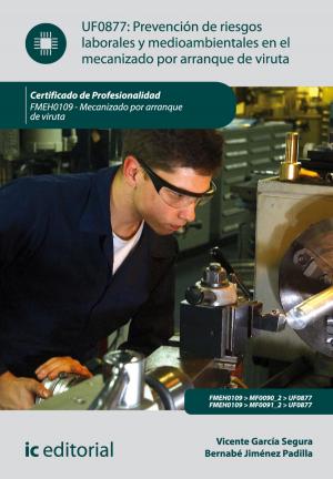 Cover of the book Prevención de riesgos laborales y medioambientales en el mecanizado por arranque de viruta by Alberto Abel Segura Manzano