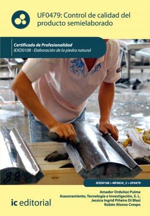 Cover of the book Control de calidad del producto semielaborado by David Bermúdez Luque, José Javier Bermúdez Luque