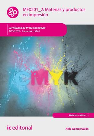 Cover of the book Materias y productos en impresión by S.C. Comunicación Sostenible