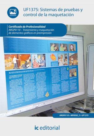 Cover of the book Sistemas de pruebas y control de la maquetación by María Asunción Borrego Jiménez