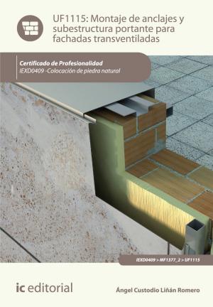 Cover of the book Montaje de anclajes y subestructura portante para fachadas transventiladas by José Campillos López