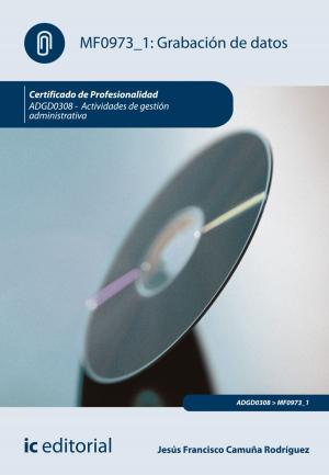 Cover of the book Grabación de datos by Gabriel Martínez Sánchez