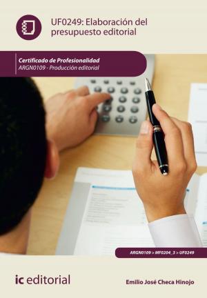 Cover of the book Elaboración del presupuesto editorial by Ana Podadera Pastrana