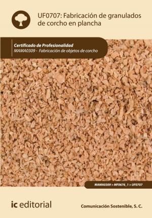 Cover of the book Fabricación de granulados de corcho en plancha by Juan Luis Perles García