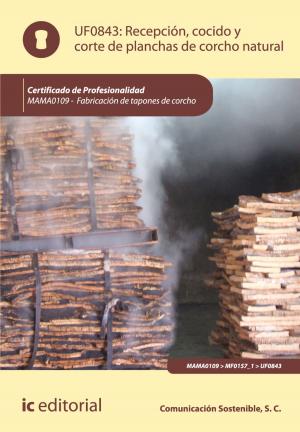 Book cover of Recepción, cocido y corte de planchas de corcho natural