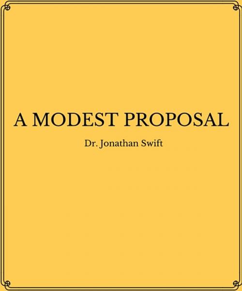 Cover of the book A Modest Proposal by Jonathan Swift, Star Lamp
